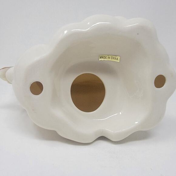 Vintage Avon Angel & Cherub Porcelain Figurine Gold Stars 1998 Avon - Picture 10 of 14